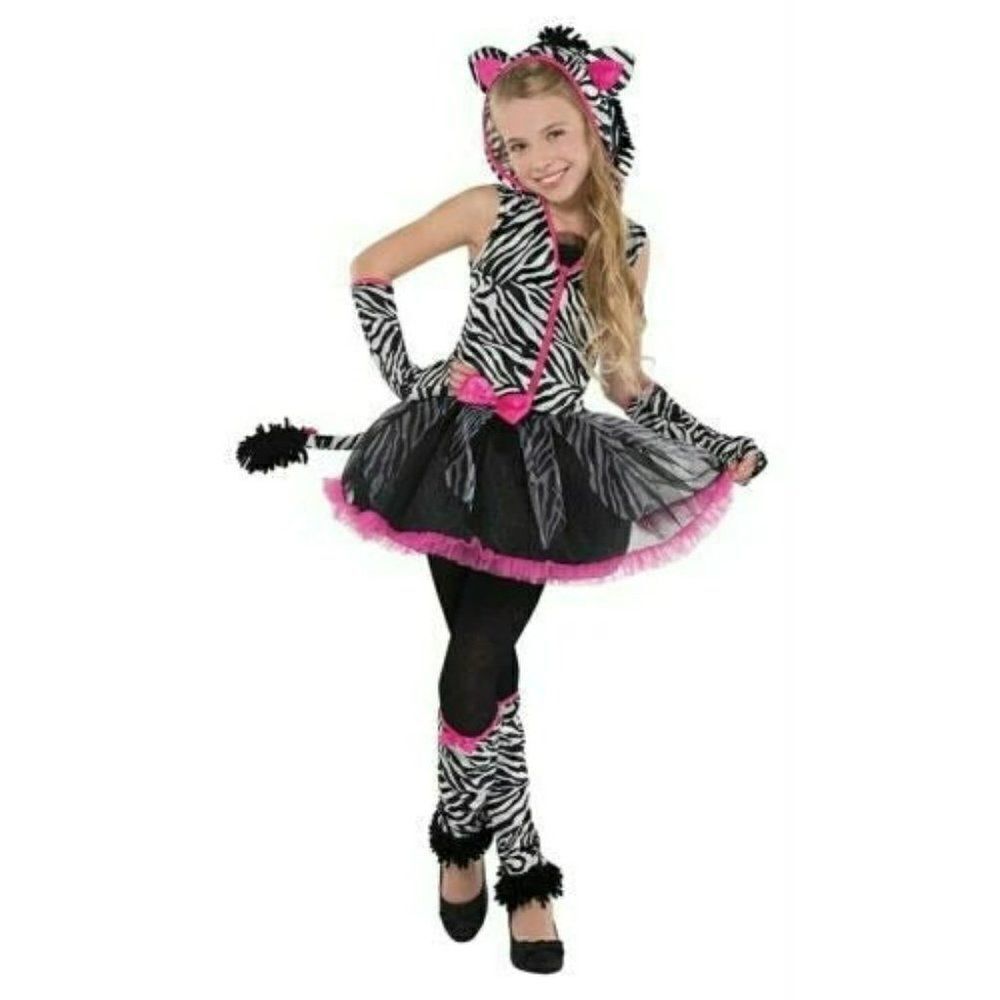 GIRLS SASSY STRIPES COSTUME (12/14)